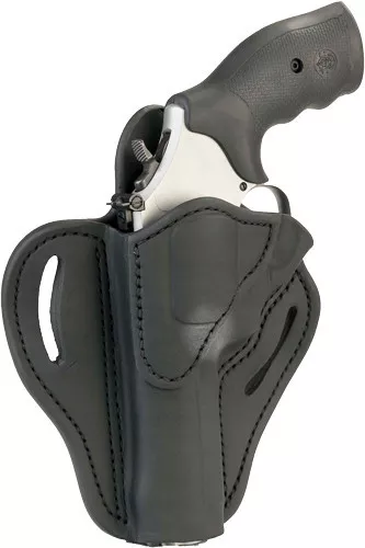 1791 Gunleather Revolver Belt Holster Left Hand K-Frame 6" Black