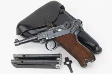 1941 BYF 41 Mauser Luger Rig - Matching Magazine
