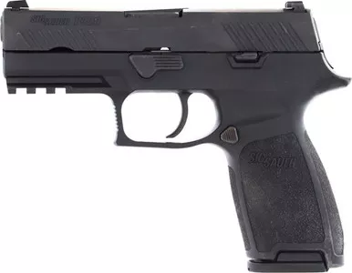 (3)17RD GOOD CONDITION BLACKUSED SIG P320 CARRY 9MM 3.9"