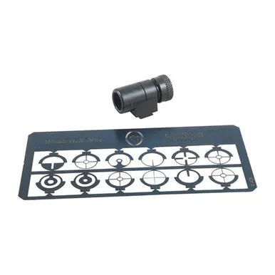 .350'' GLOBE TUNNEL SIGHT W/ 12 INSERTS STEEL BLACK