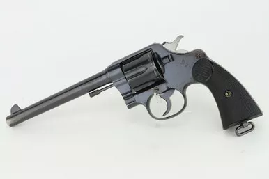 7.5" Colt New Service Revolver - .38 WCF