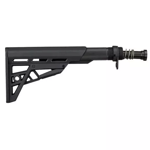 Advanced Technology B2102214 AR-15 TactLite Six Position Buttstock with Buffer Tube Assembly Rifle Polymer Black Hardcoat Anodized
