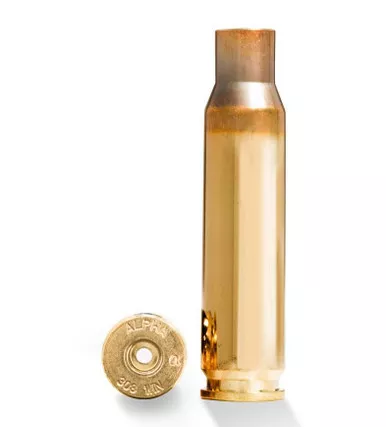 Alpha Munitions .308 Winchester Brass 100/Box (Small Rifle Primer)