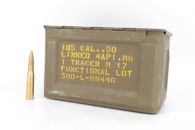 Ammo Can of Linked Dummy 50 BMG Rounds