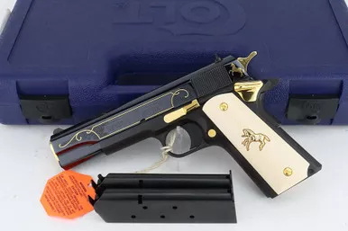 ANIB Colt Government Model 1911 - Engraved, Gold Inlay