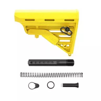 AR-15 Blackhawk Knoxx Six Position Buffer Tube Kit – Cerakote Lemon Zest Yellow