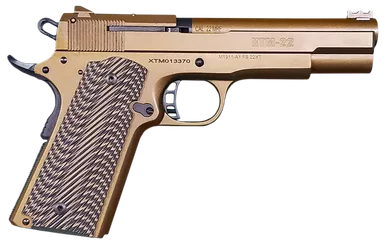 Armscor Rock Island 56792 XT .22 WMR Pistol 5" Barrel 14+1 Round Burnt Bronze Slide Brown Grip
