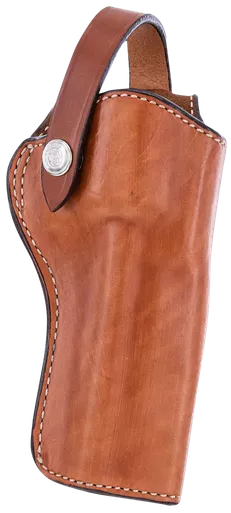Bianchi 10045 Lawman Western OWB Holster Right Hand Colt New Frontier, Peacemaker Leather Tan