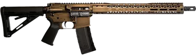 Black Rain Ordnance BROSS2020FRBB Fission Semi-Automatic Rifle 5.56x45mm NATO 16" Bronze Cerakote Black Adjustable Magpul MOE Stock