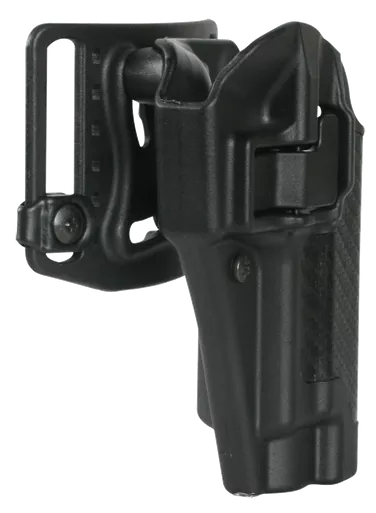 Blackhawk 410000BKL Serpa CQC OWB Holster Size 00 Black Carbon Fiber Polymer Left Hand