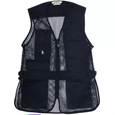 Bob Allen Full Mesh Shooting Vest Black Right Hand Small