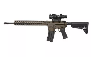 Bravo Company RECCE-16 KMR Semi-Automatic Rifle 5.56 NATO 16" Bronze Receiver