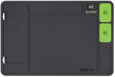 Breakthrough Clean Technologies Shield Mat Handgun Gray and Green 17.88x11.88 inch