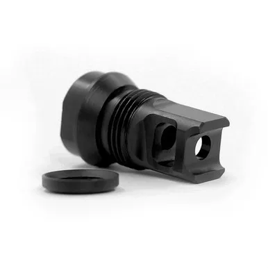 Breek Arms 2BO-S Single Port Muzzle Brake 223 Caliber 1/2x28 Thread