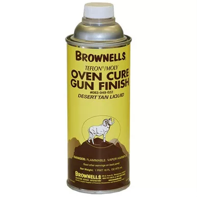 Brownells 16 oz Desert Tan Liquid Gun Finish