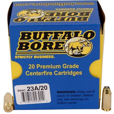 Buffalo Bore 40 S&W +P Ammo 155 Grain Jacketed Hollow Point Box of 20