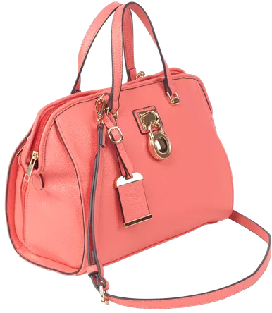 Bulldog Cases Crossbody Purse with Holster Coral 16x9.5x5.5 Inches