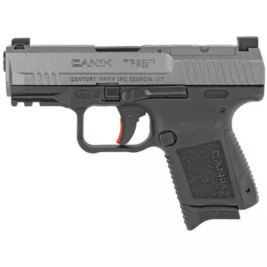 Canik TP9 Elite SC 9mm Luger Pistol 3.6" Barrel 12+1 Round Tungsten Cerakote Slide Black Grip Black Frame