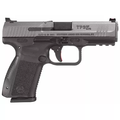 Canik TP9 SF Elite 9mm Luger Pistol 4.19" Barrel 15+1 Round Tungsten (Includes Warren Tactical Fiber Optic Sights)
