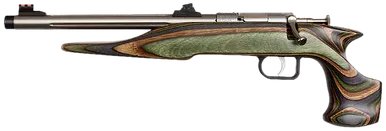 Chipmunk Hunter 22WMR Pistol 10.5" Fluted Barrel Single Shot Camo Laminate Stock