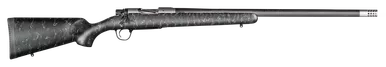 Christensen Arms Ridgeline Bolt Action Rifle 6.5 Creedmoor 24" Barrel Stainless Steel Black Gray Webbing Stock