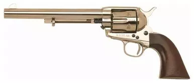 Cimarron Cavalry Scout .45 LC Pistol 7.5" Barrel Nickel Finish Walnut Grip