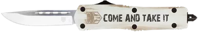 Cobratec Knives MCATIFS3TNS FS-3 Come And Take It 3 Inch OTF Tanto Knife