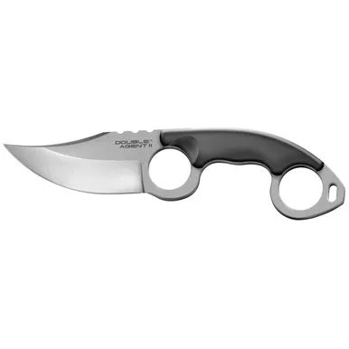 Cold Steel Double Agent II Fixed Blade Knife 3" Aus 8A Stainless Steel Blade Grivory Handle