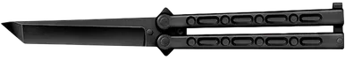 Cold Steel FGX Balisong Tanto Butterfly Knife 5" Black Griv-Ex Blade and Handle