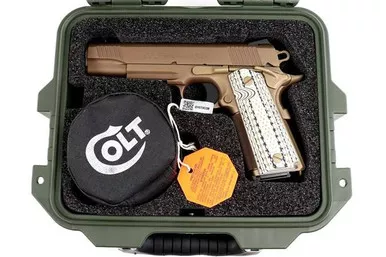 Colt Custom Shop CQB Pistol .45 ACP 5" Barrel Stainless Steel Desert Sand Cerakote