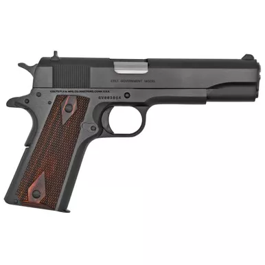 Colt Government Model .45 ACP Pistol 5" Barrel 7+1 Round Blued
