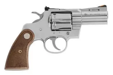 Colt PYTHONSP2WCTS Python 357 Mag 2.50" BBL Stainless Walnut W/ Medallion