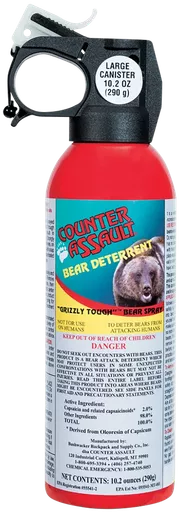Counter Assault Bear Deterrent 8.1 oz/10.2 oz Magnum Pack