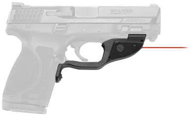 Crimson Trace Laserguard Laser Sight S&W M&P 2.0 Red Laser Polymer Black