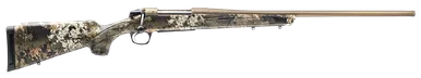 CVA Cascade Bolt Action Rifle 204 Ruger 20" Cerakote FDE Threaded Barrel Cerakote FDE Frame Veil Wideland Field Stock