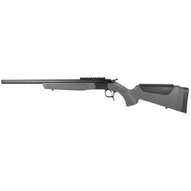 CVA Scout Single Shot Rifle 44 Remington Magnum 20" Blued Threaded Barrel Blued Frame Stealth Gray Field Stock