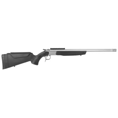 CVA Scout TD Single Shot Rifle .45-70 Govt 22" Threaded Stainless Barrel Black Stock