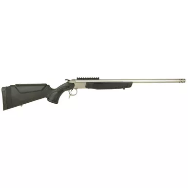 CVA Scout TD Single Shot Rifle 450 Bushmaster 22" Threaded Stainless Barrel Black Stock