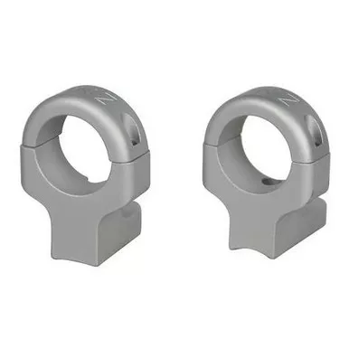 DNZ Game Reaper 2-Piece 1" High Silver Scope Rings