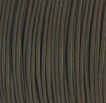 E.L. Wood Braiding Co. Inc. 275 Tactical Nylon Paracord 3/32 Inch Olive Drab