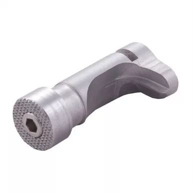 Ed Brown Oversize Magazine Release 1911 Stainless Steel