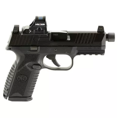 FN 509 Midsize Tactical 9mm Luger Pistol 4.5" Threaded Barrel 15+1 Round Black with Holosun Red Dot
