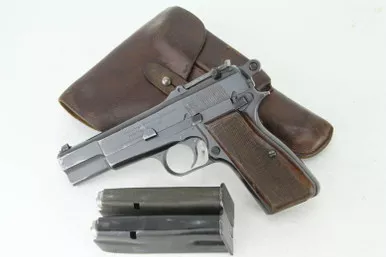 FN Hi Power Rig 2nd Variation - Eagle 140 Marked