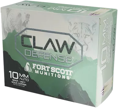 Fort Scott Munitions 10mm 190gr Claw Defense Ammo 20/25
