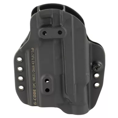 G-Code Prime Carry Holster Glock 43 MOS with TLR7 Sub Black