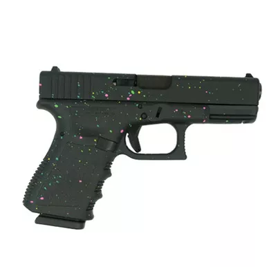 Glock 19 Gen 3 9mm Luger Pistol 4" Barrel 15+1 Round Multi-Color Paint Splatter