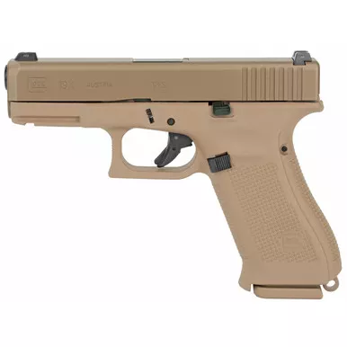 Glock 19X 9mm Pistol 19rd Coyote 3 Mags