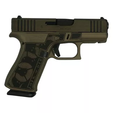 Glock 43X Revolution 9mm Luger Pistol 3.4" Barrel 10+1 Round Colonial Brown Distressed Finish