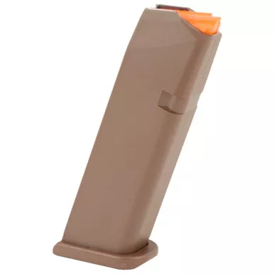 Glock Gen5 Factory Magazine G17 G17L G19 G26 G34 9mm Luger 17-Round Flat Dark Earth