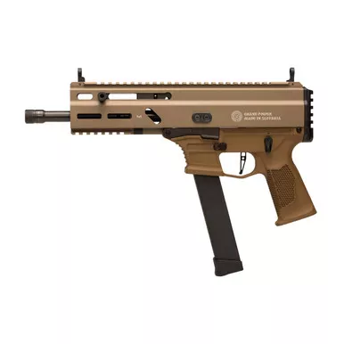 Grand Power Stribog SP9A3G 9mm Luger Pistol 8" Barrel 33+1 Round Flat Dark Earth